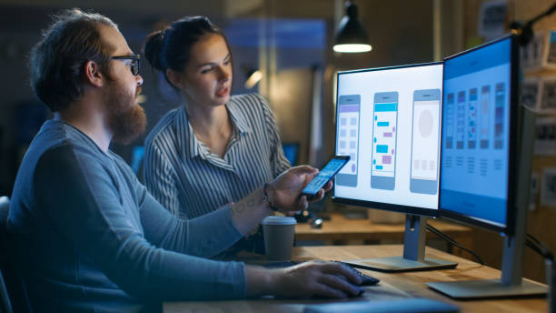 A team of mobile app developers at Garage2Global working on scalable app solutions using React Native and Flutter for iOS and Android platforms.