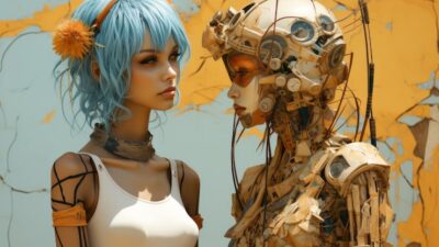 gramhir.pro AI art generator creating futuristic city artwork